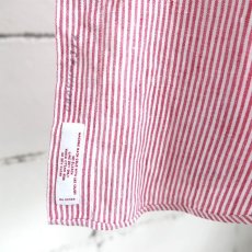 画像5: 1980's "Brooks Brothers" Irish Linen B.D. Shirt　RED STRIPE　size L-XL (5)