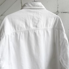 画像5: 1990's "GAP" Light Twill B.D. Shirt　WHITE　size XL (5)