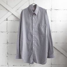 画像1: 1990's "Brooks Brothers" Broad B.D. Shirt　NAVY CHECK　size XL-XXL (1)