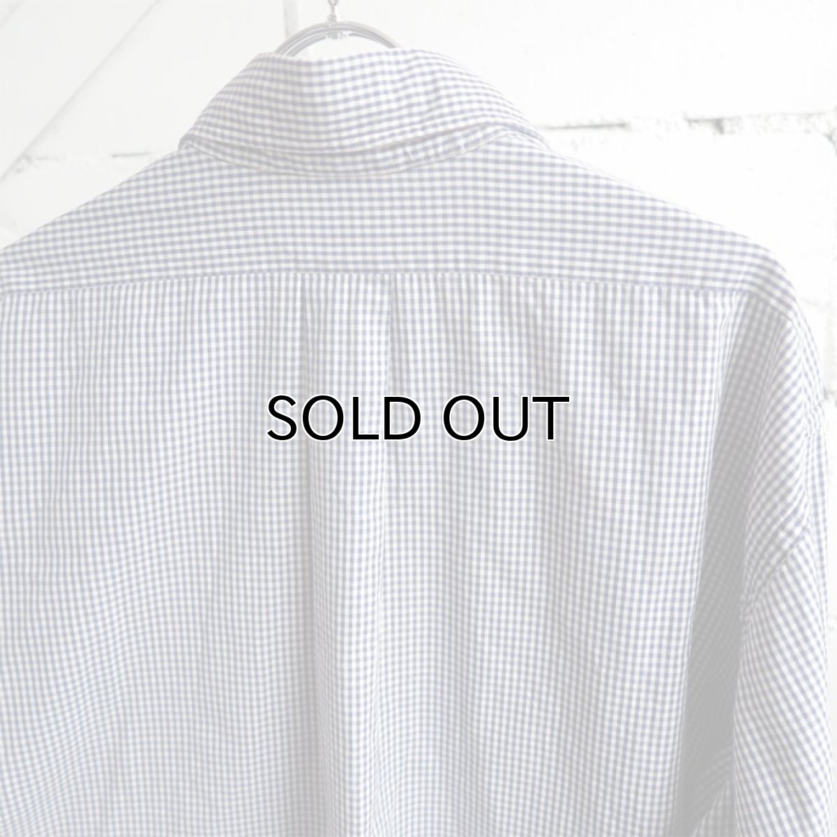 画像4: 1990's "Brooks Brothers" Broad B.D. Shirt　NAVY CHECK　size XL-XXL (4)