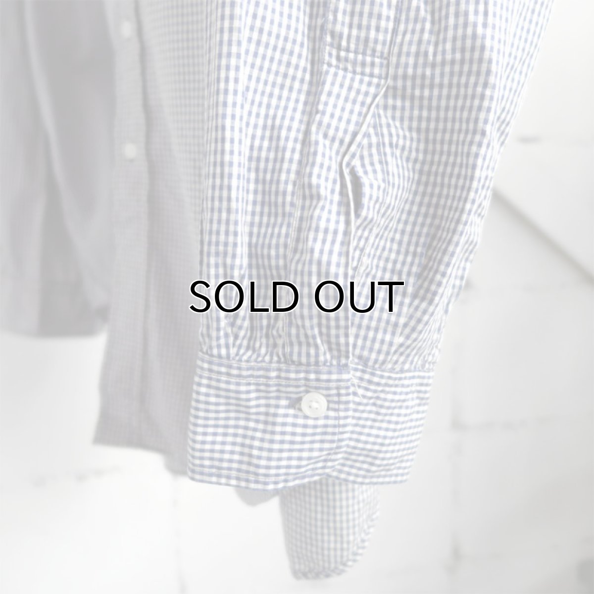 画像6: 1990's "Brooks Brothers" Broad B.D. Shirt　NAVY CHECK　size XL-XXL (6)