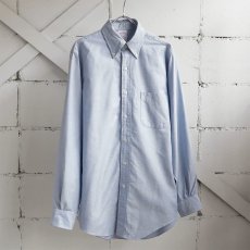 画像1: 1990's "Brooks Brothers" Supima Cotton Oxford B.D. Shirt　SAX BLUE　size M-L (1)