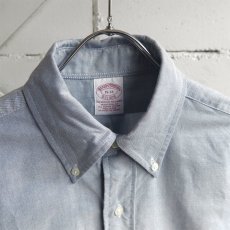 画像3: 1990's "Brooks Brothers" Supima Cotton Oxford B.D. Shirt　SAX BLUE　size M-L (3)