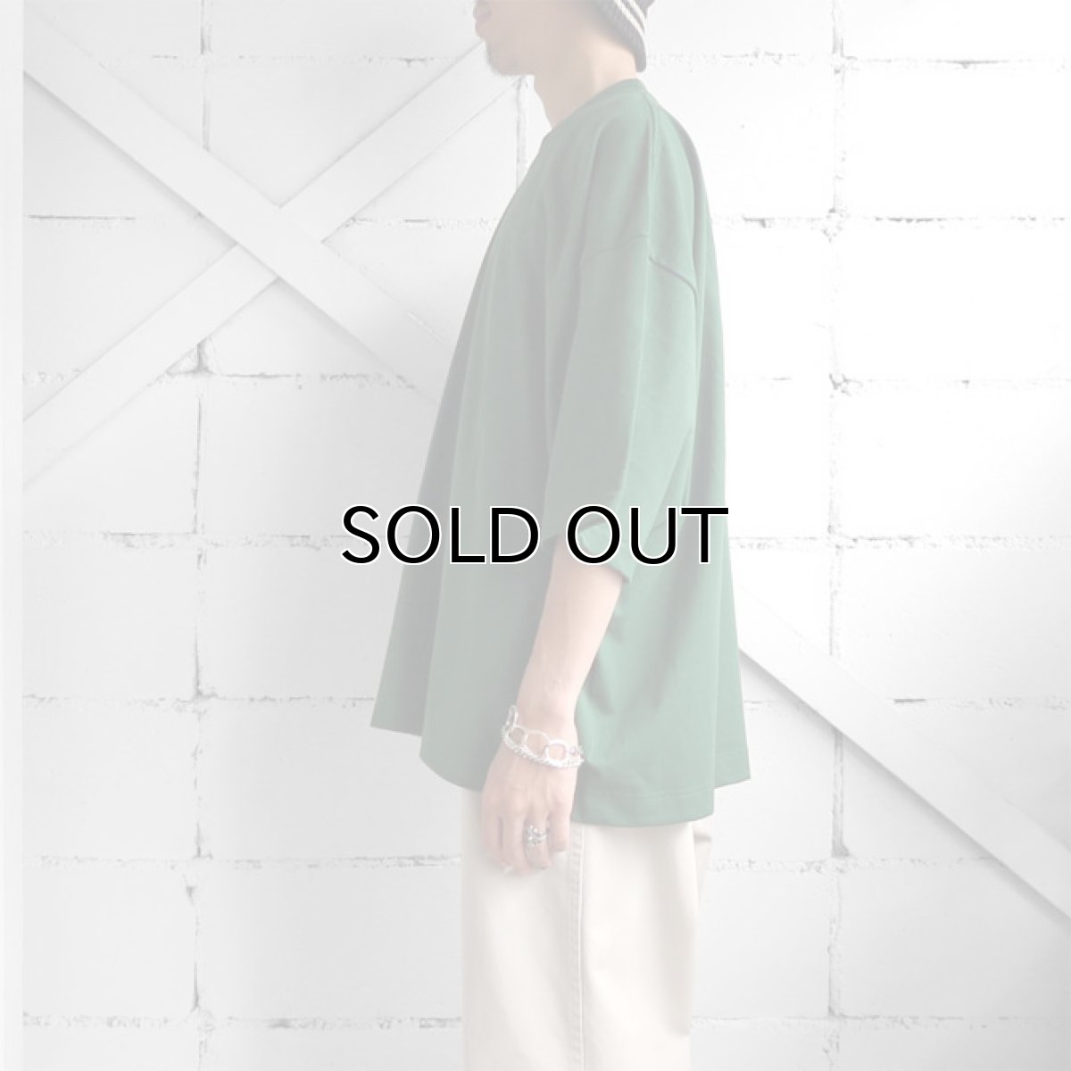 画像5: the poem "Short Length Tee"　FOREST GREEN　size ONE SIZE (5)