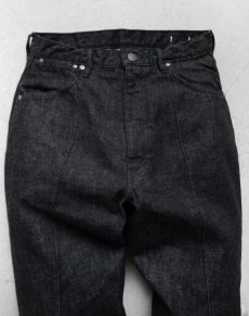 画像3: Riprap "TWISTED CREASE JEANS" -WIDE FIT-　color BLACK (3)