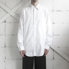 画像6: 1990's "LAND'S END" Pinpoint Oxford Shirt　WHITE　size M-L (6)