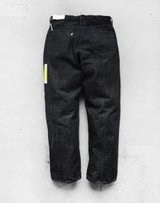 画像2: Riprap "TWISTED CREASE JEANS" -WIDE FIT-　color BLACK (2)