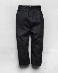 画像1: Riprap "TWISTED CREASE JEANS" -WIDE FIT-　color BLACK (1)