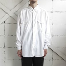 画像7: 1990's "GAP" Light Twill B.D. Shirt　WHITE　size XL (7)