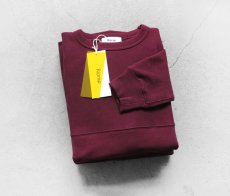 画像6: Riprap "HALF REVERSE CREW" -COTTON LOOPWHEEL-  　color MAROON　size M, L, XL (6)