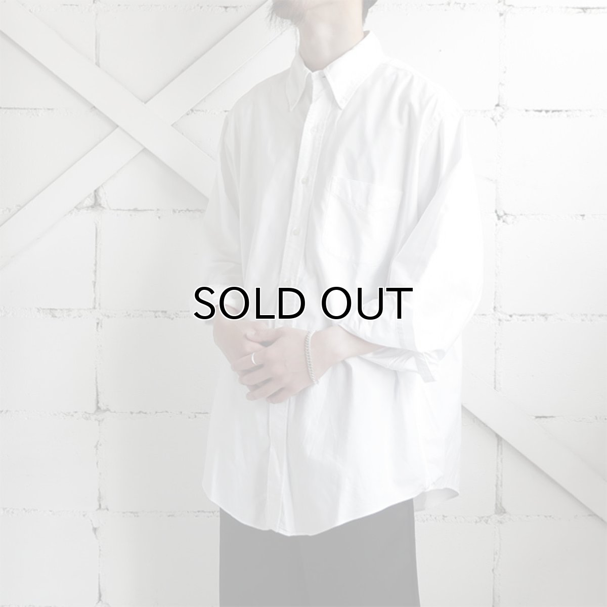 画像2: 1990's U.S.A. "Brooks Brothers" Oxford B.D. Shirt　WHITE　size L (2)