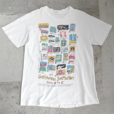 画像1: 1990's "Smithsonian Institution" Print T-Shirt　WHITE　size L (1)