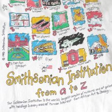 画像6: 1990's "Smithsonian Institution" Print T-Shirt　WHITE　size L (6)