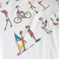 画像4: 1990's "FLORIDA" Flamingo Print T-Shirt　WHITE　size M-L (4)