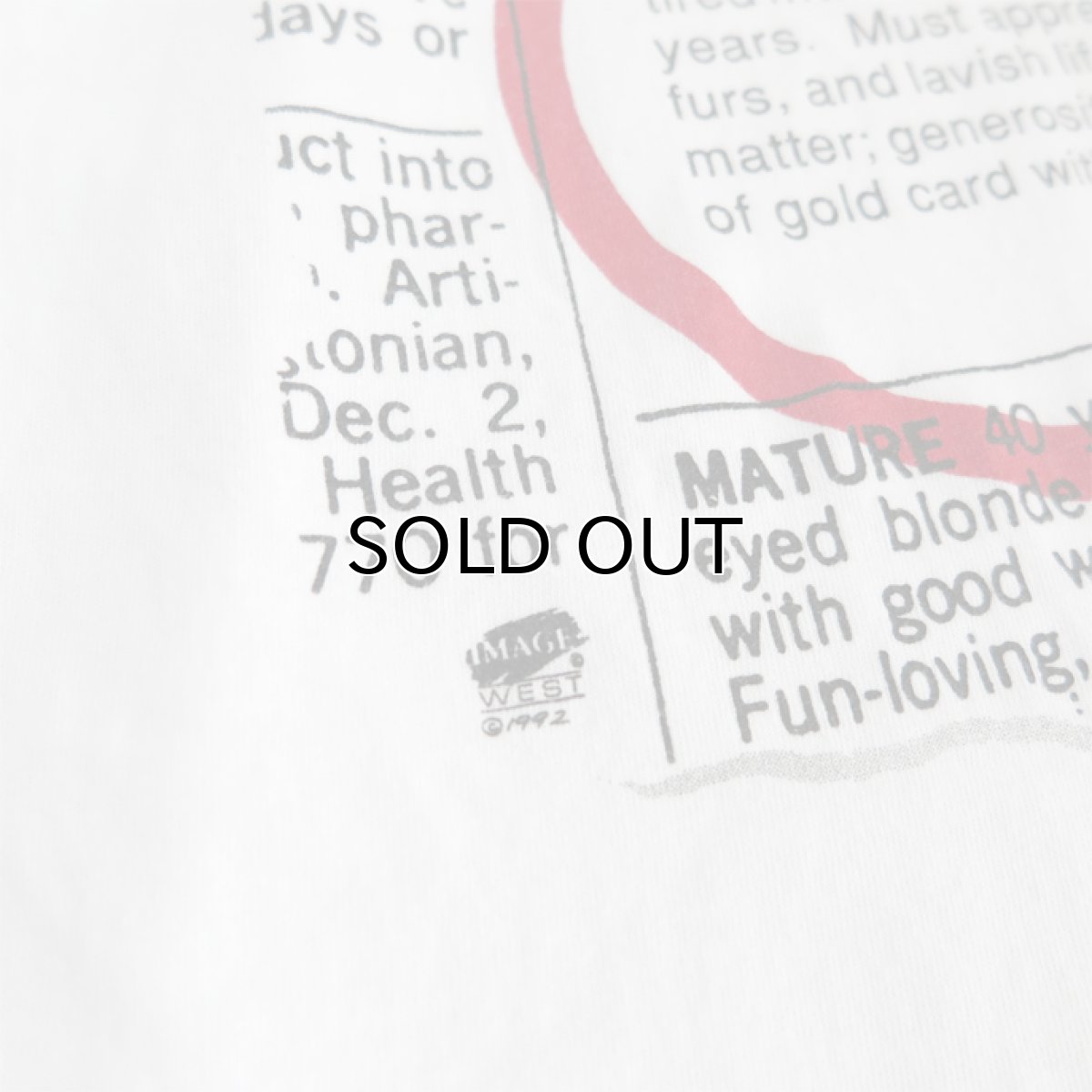 画像5: 1990's "Lebman's Gazette" Print T-Shirt WHITE size L (5)