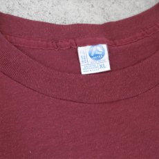 画像3: 1990's "Snoopy" -USC- College  Print T-Shirt　BURGUNDY　size L (3)