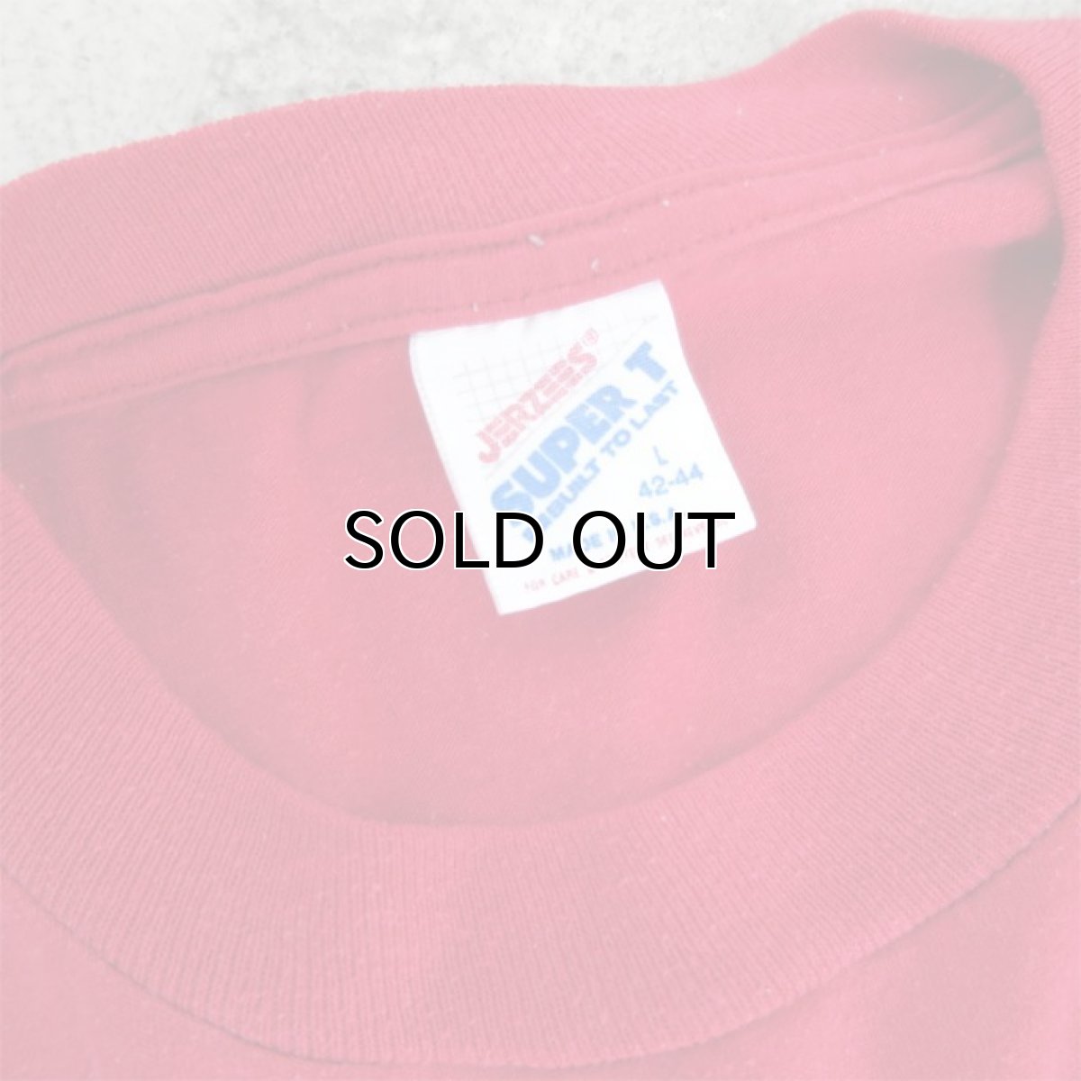 画像3: 1990's "CAT" Animal  Print T-Shirt　RED　size M-L (3)