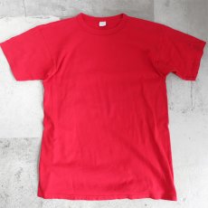 画像1: 1980's "Champion" All Cotton T-Shirt　-Solid Color-　RED　size M-L (1)