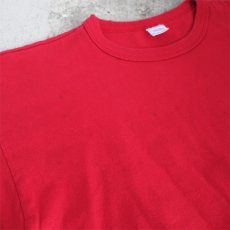 画像7: 1980's "Champion" All Cotton T-Shirt　-Solid Color-　RED　size M-L (7)