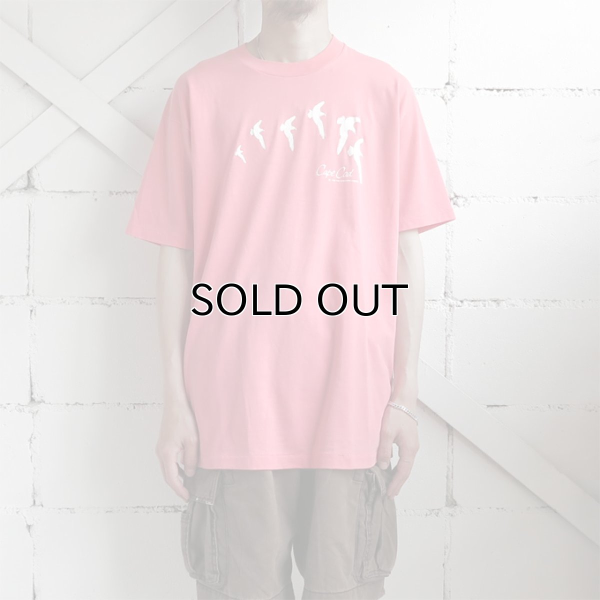 画像2: 1980's "Cape Cod" Animal Print T-Shirt　PINK　size L (2)