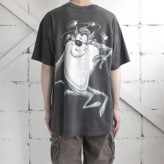 画像5: 1990's "LOONEY TUNES" Character Print T-Shirt　BLACK　size L (5)