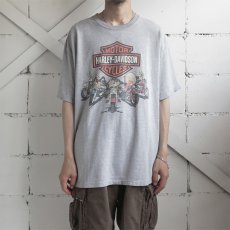 画像3: 1990's "HARLEY-DAVIDSON" -LOONEY TUNES- Print T-Shirt　HEATHER GREY　size XL (3)