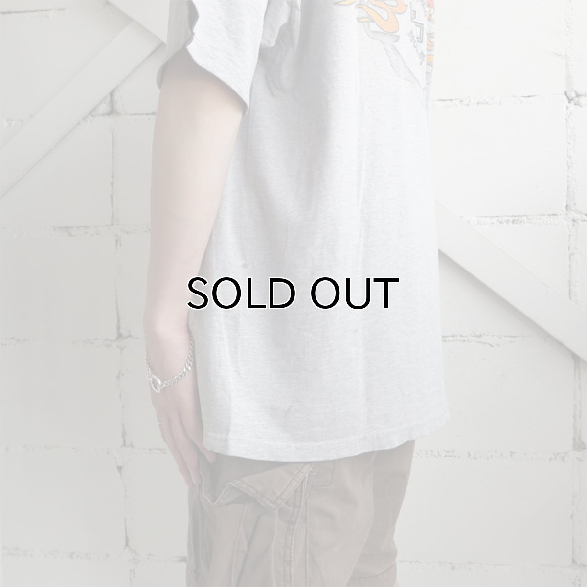 画像9: 1990's "HARLEY-DAVIDSON" -LOONEY TUNES- Print T-Shirt　HEATHER GREY　size XL (9)