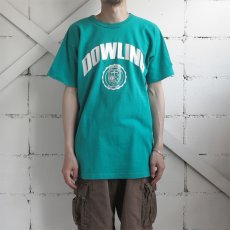 画像2: 1980's "Champion" -DOWLING- Print T-Shirt　EMERALD GREEN　size M-L (2)