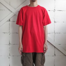 画像2: 1980's "Champion" All Cotton T-Shirt　-Solid Color-　RED　size M-L (2)