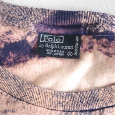 画像6: Old "Polo by Ralph Lauren" Bleached Pocket T-Shirt　NAVY　size XL-XXL (6)