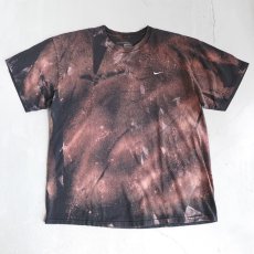 画像1: "NIKE" Bleached Pocket T-Shirt　BLACK　size XL (1)