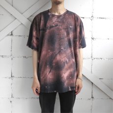 画像2: "NIKE" Bleached Pocket T-Shirt　BLACK　size XL (2)