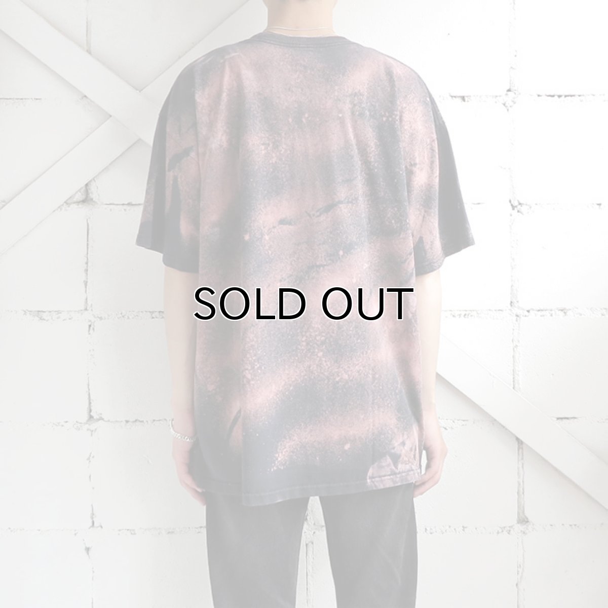 画像3: "NIKE" Bleached Pocket T-Shirt　BLACK　size XL (3)