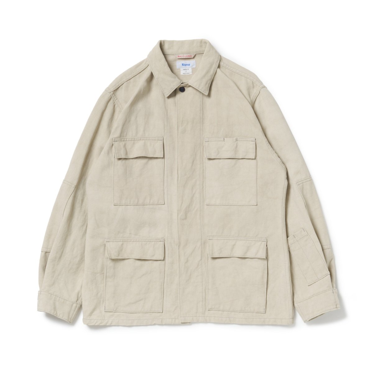 画像2: Riprap "ABU JKT" -COTTON/LINEN DRIED TWILL-　color WHITE SAGE (2)