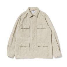 画像2: Riprap "ABU JKT" -COTTON/LINEN DRIED TWILL-　color WHITE SAGE (2)