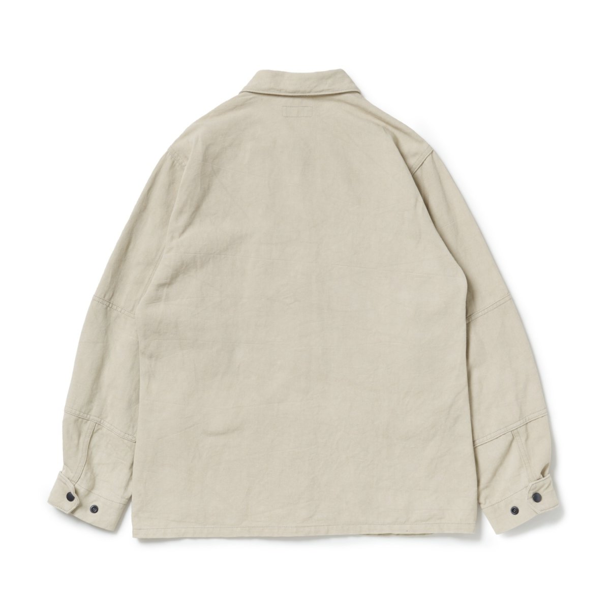 画像3: Riprap "ABU JKT" -COTTON/LINEN DRIED TWILL-　color WHITE SAGE (3)