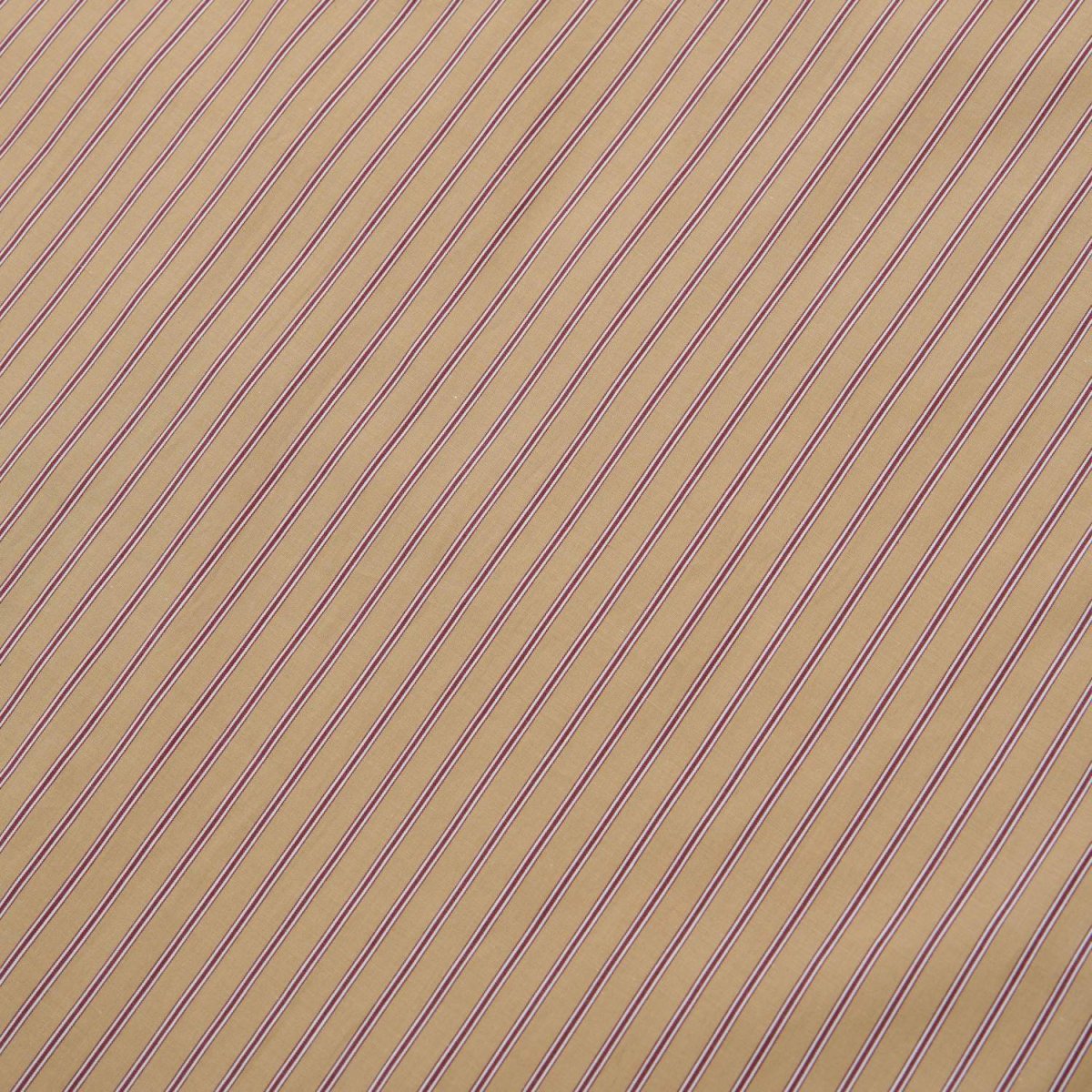 画像7: Riprap "FF REGULAR COLLAR SH" -COTTON POPLIN STRIPE-　color BEIGE/MAROON (7)