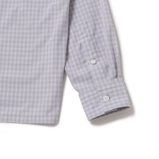 画像8: Riprap "OPEN COLLAR SHIRT" -PE/RA SHADOW CHECK-　color ROSE GRAY (8)