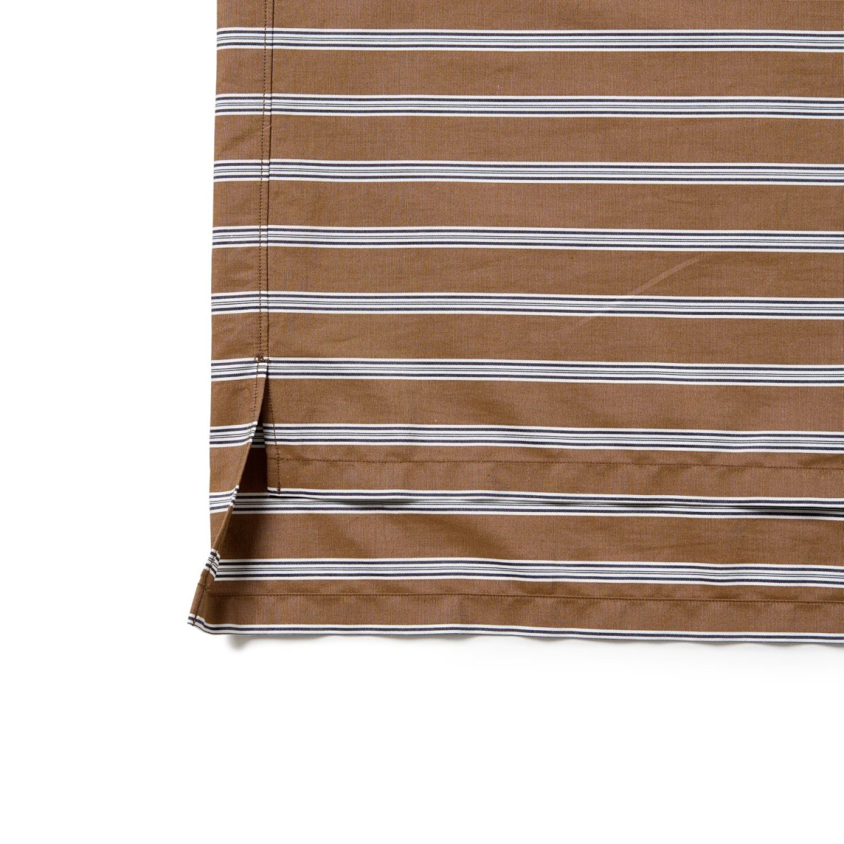 画像6: Riprap "POLO SHAPED SH L/S" -COTTON POPLIN STRIPE-　color BRICK/NAVY (6)