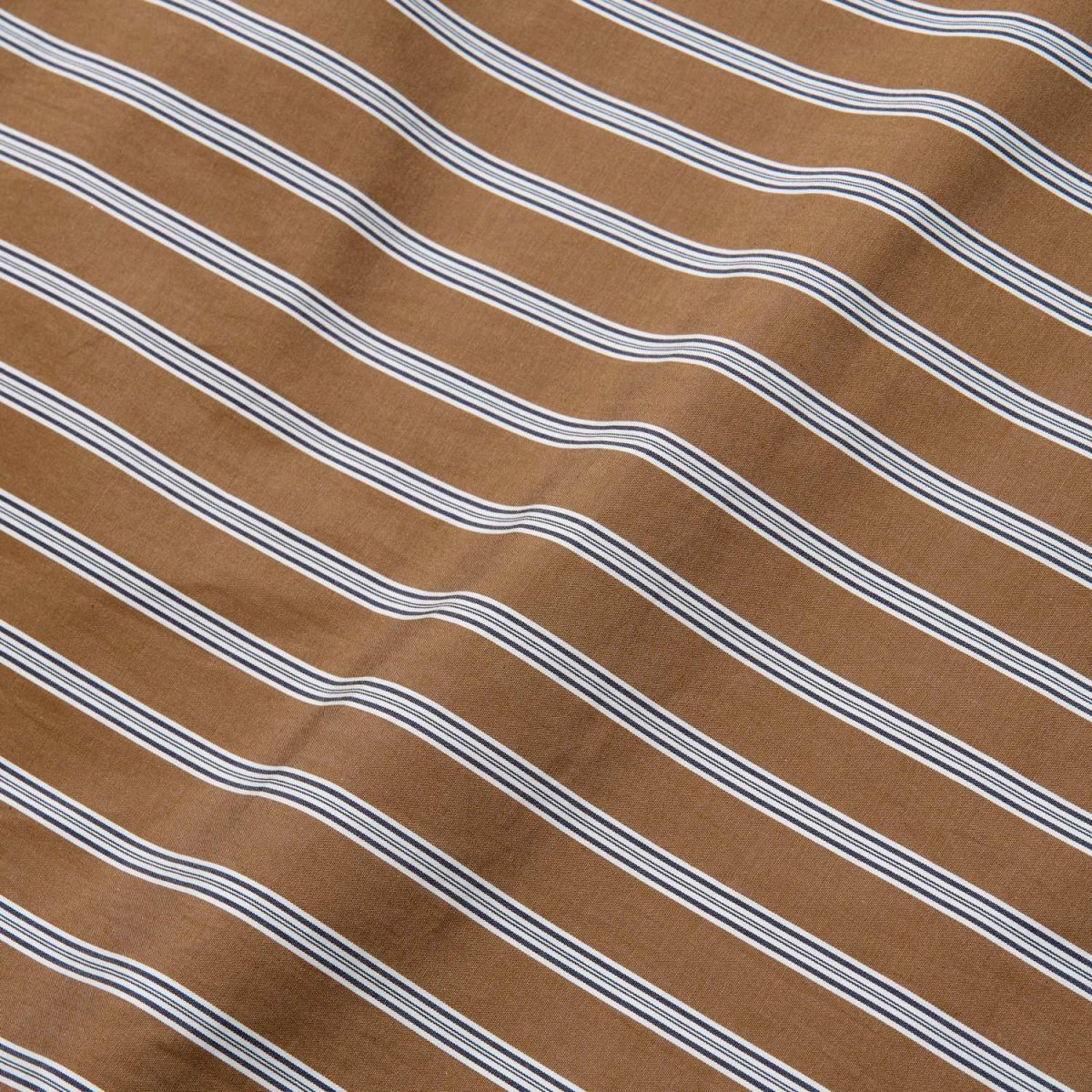 画像7: Riprap "POLO SHAPED SH L/S" -COTTON POPLIN STRIPE-　color BRICK/NAVY (7)