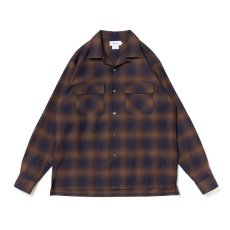 画像9: Riprap "OPEN COLLAR SHIRT" -INDIGO SHADOW PATTERN-　2 COLORS (9)