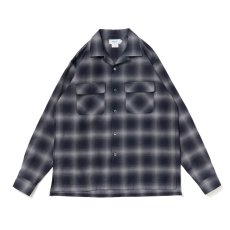 画像3: Riprap "OPEN COLLAR SHIRT" -INDIGO SHADOW PATTERN-　2 COLORS (3)