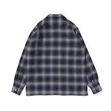 画像4: Riprap "OPEN COLLAR SHIRT" -INDIGO SHADOW PATTERN-　2 COLORS (4)