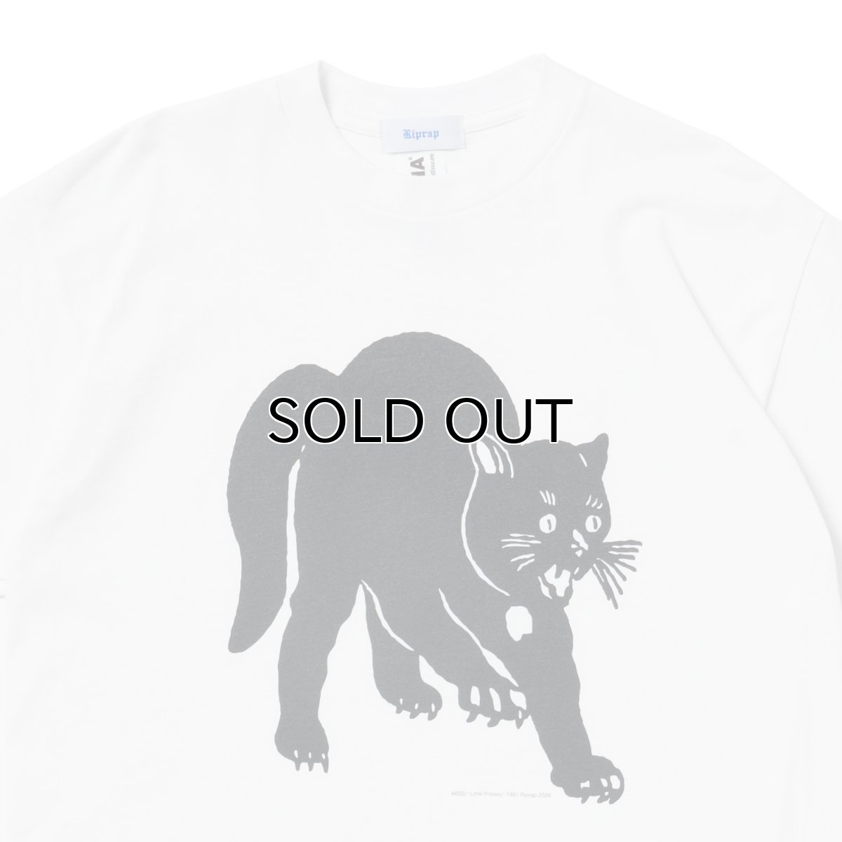 画像3: Riprap "HP TEE" -LITTLE PRESLEY-　color WHITE (3)