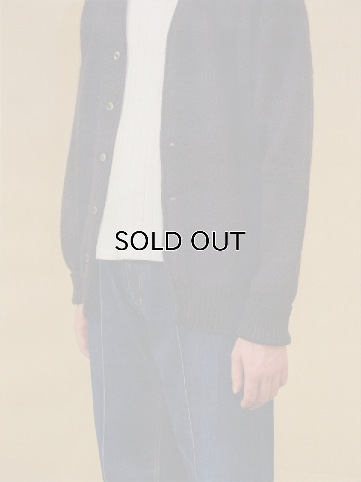 画像7: Riprap "HW JACQUARD CARDIGAN" -BABY ALPACA-　color BLACK　size M, L, XL (7)