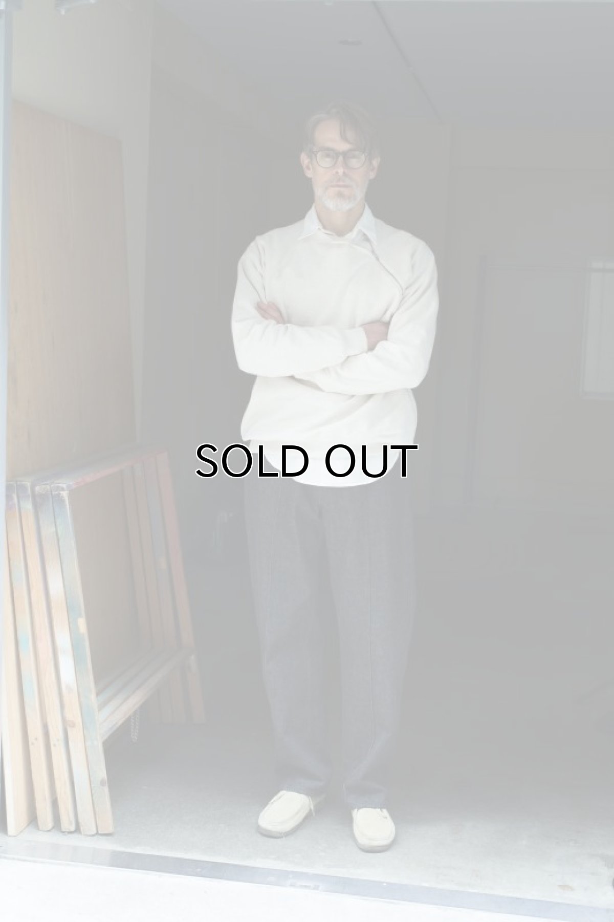 画像11: Riprap "GRASSES HOLE SHIRT" -6OZ CHAMBRAY-  color BEIGE　size L, XL (11)