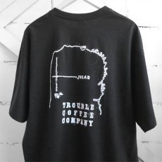 画像4: NEW "TROUBLE COFFEE" -SF MAP- Back Print Pocket T-Shirt　BLACK　size XL (4)