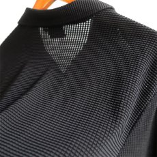 画像5: 1990's "POSITANO" Design L/S Shirt　BLACK　size M-L (5)