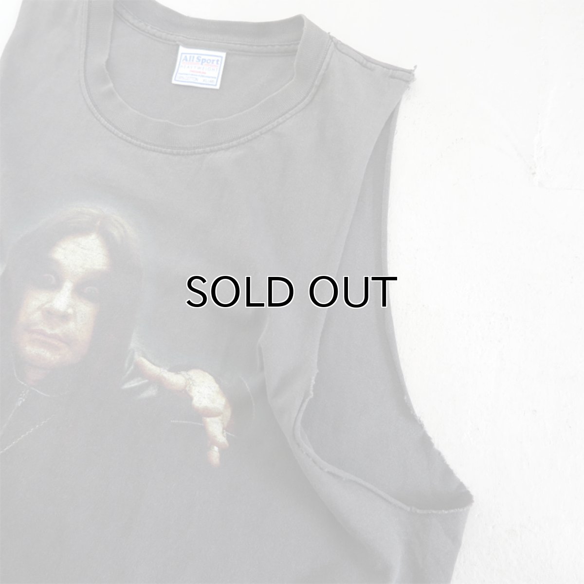 画像3: 2000's "Ozzy Osbourne" Cut off Print T-Shirt　BLACK　size L-XL (3)