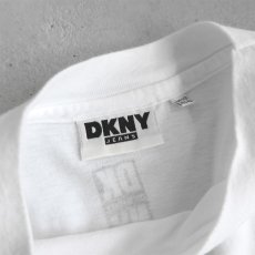 画像6: 1990's "DKNY JEANS" Print T-Shirt　WHITE/BLACK　size L (6)
